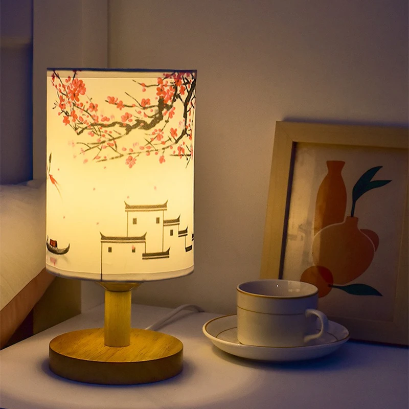 Desk Setup Gadgets - LED Table Lamps Decoration Plum Blossom