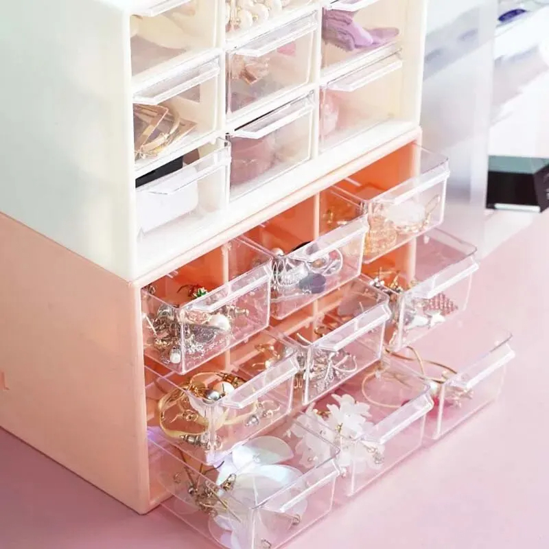Desk Setup Shelves - Simple High-Color Desktop Organizer Drawer Type