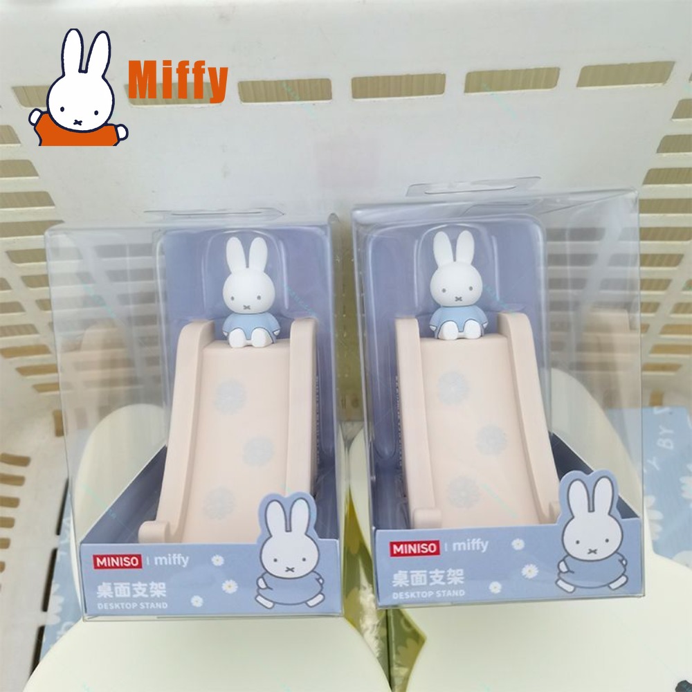 Desk Setup Table - Kawaii Miffy Slide Phone Stand Cute