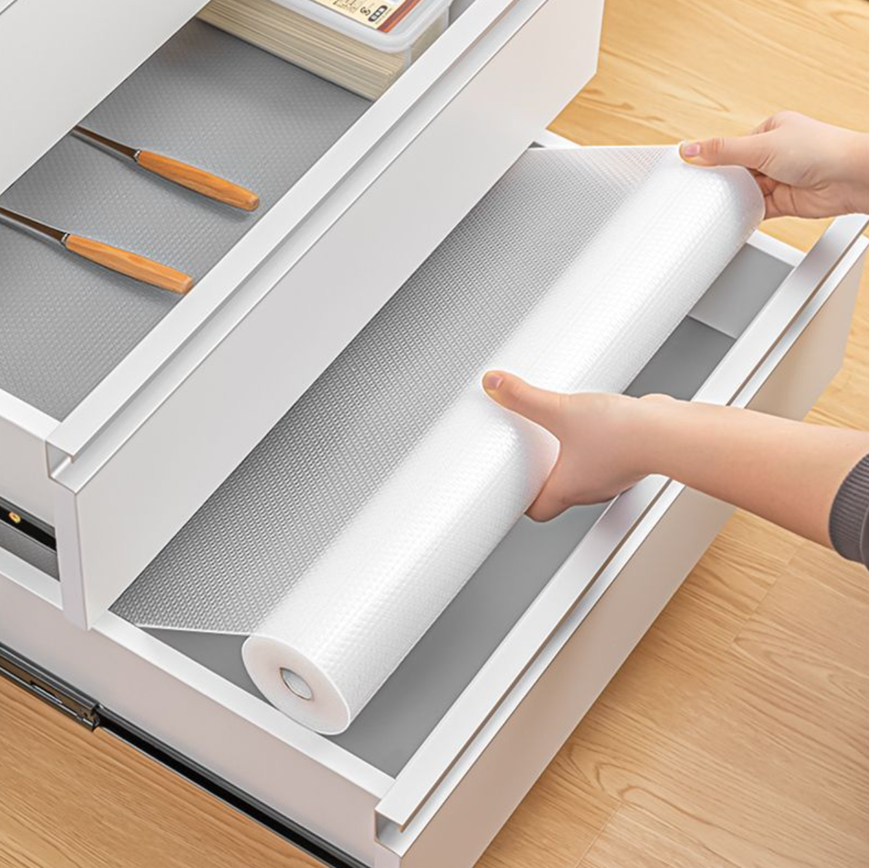 Desk Setup Shelves - 30/50cm 1.5M Drawer Mat Shelf Cover