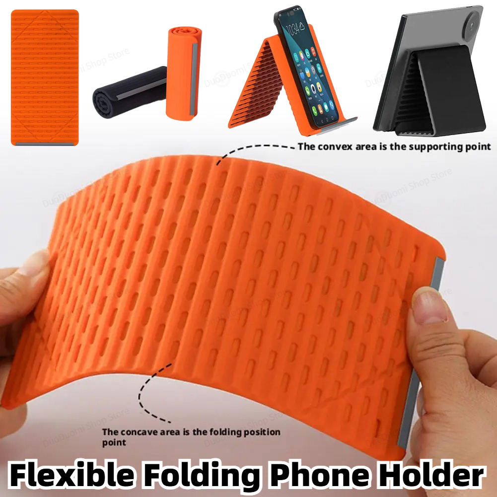 Desk Setup Stand - Flexible Folding Phone Holder Creative Foldable