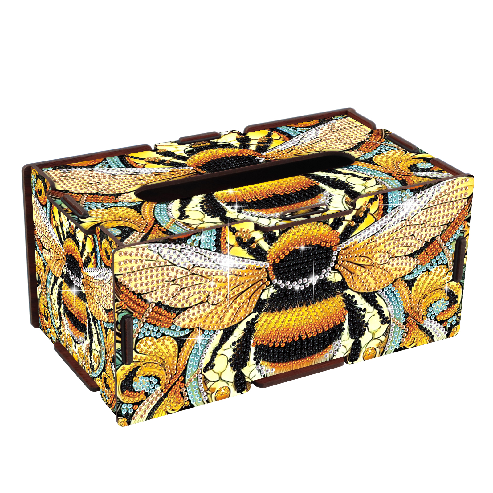 Desk Setup Modern - Diamond Art Painting Tissue Box Kits,Yellow