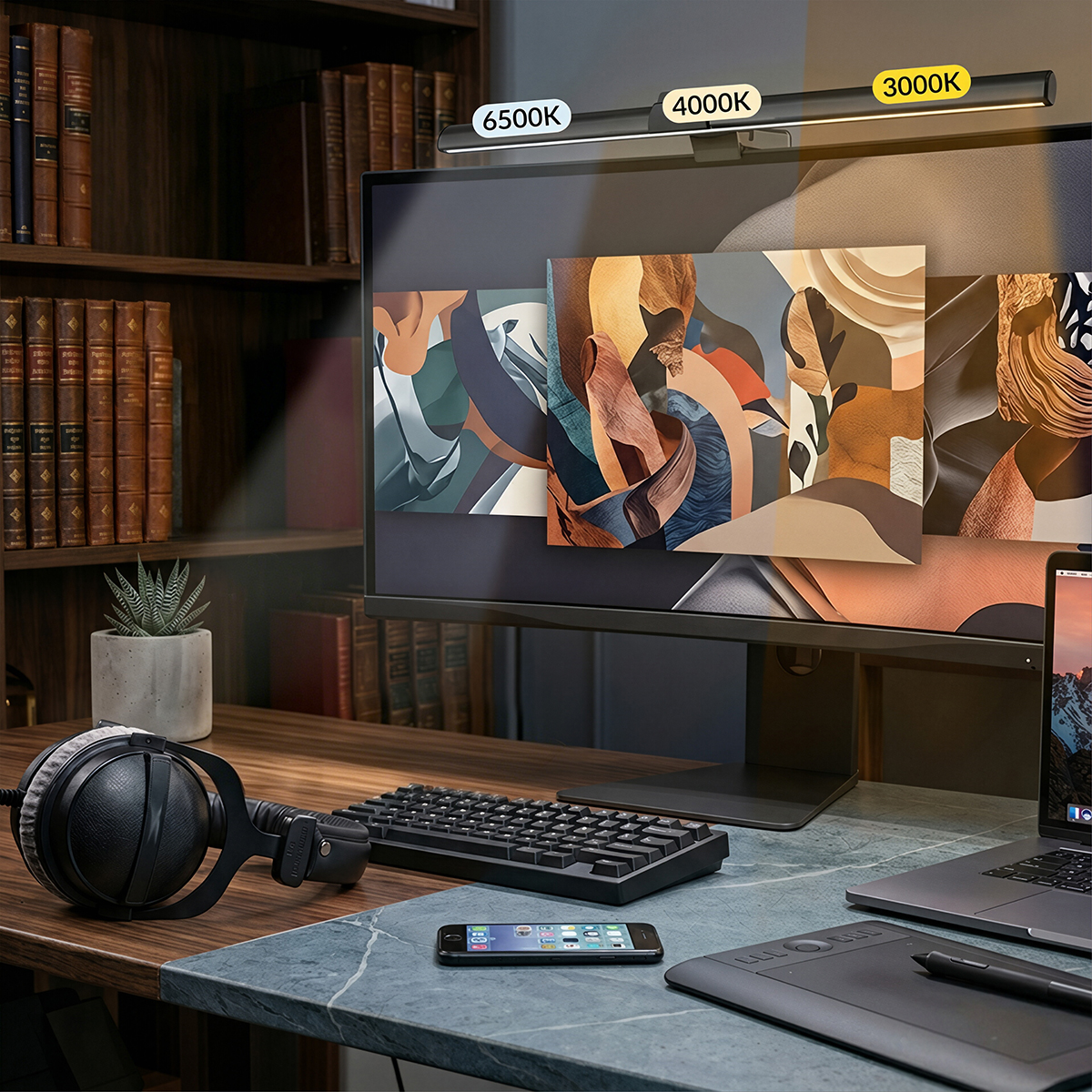 USB Powered LED Computer Scree - огляд і ціна Desk Setup Modern