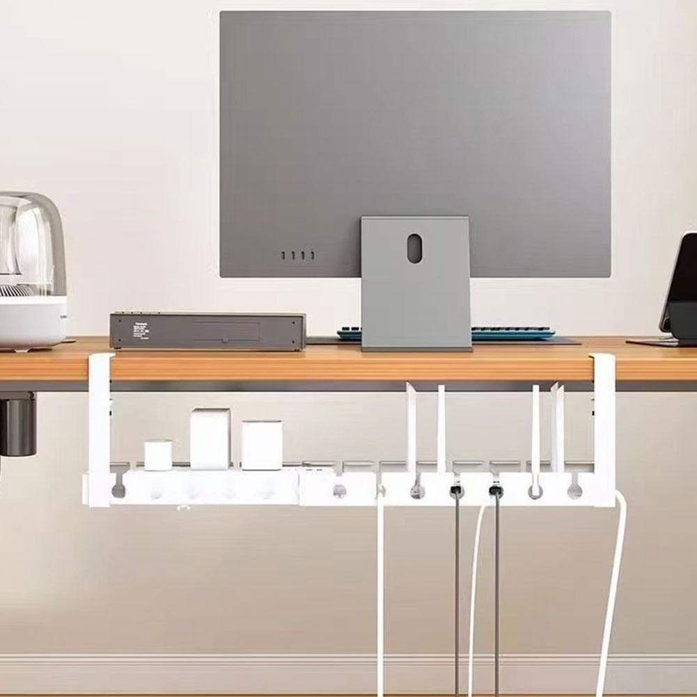 Extendable Under Desk Cable Ma - огляд і ціна Desk Setup Shelves