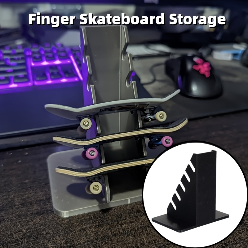 1PCS Finger Skateboard Display - огляд і ціна Desk Setup Shelves