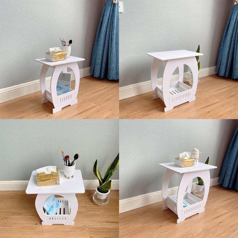 End Table White Nightstand Cof - огляд і ціна Desk Setup Modern