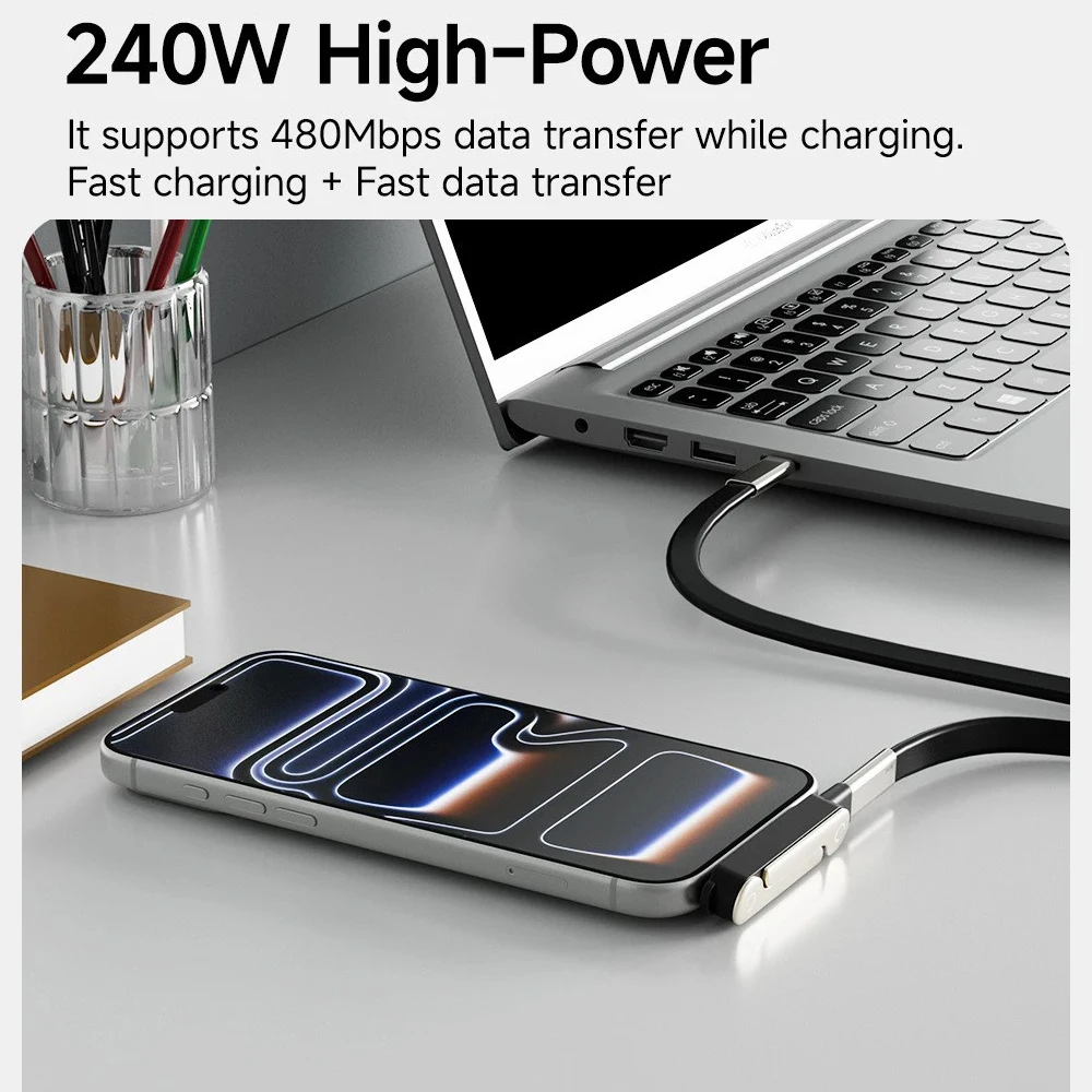 USB Type C Flat Charger Chargi - огляд і ціна Desk Setup Stand