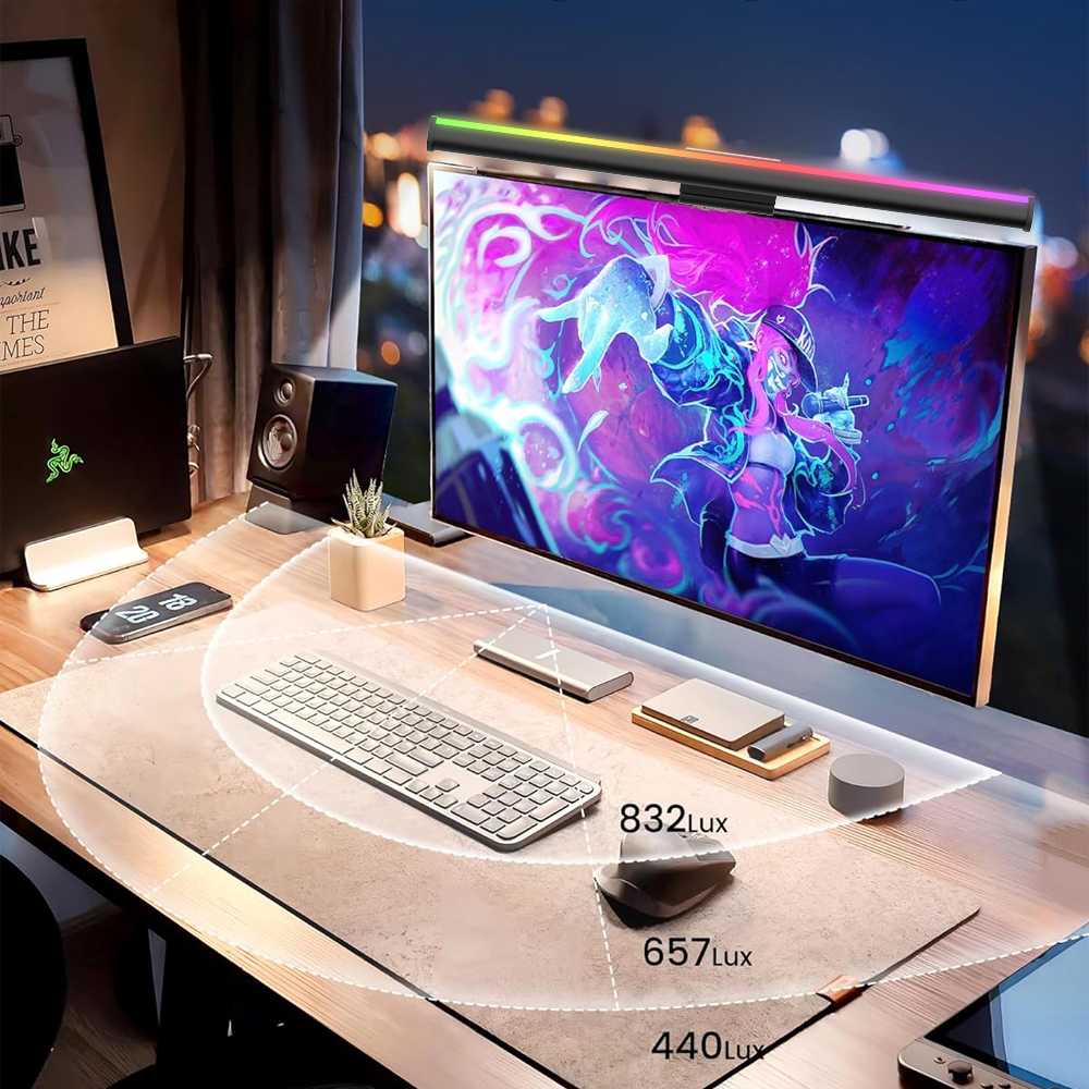 Screen Hanging Lamp Monitor Li - огляд і ціна Desk Setup Gadgets