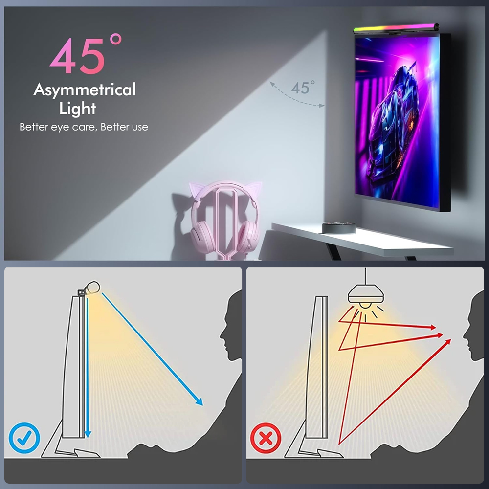 Screen Hanging Lamp Monitor Li - огляд і ціна Desk Setup Gadgets