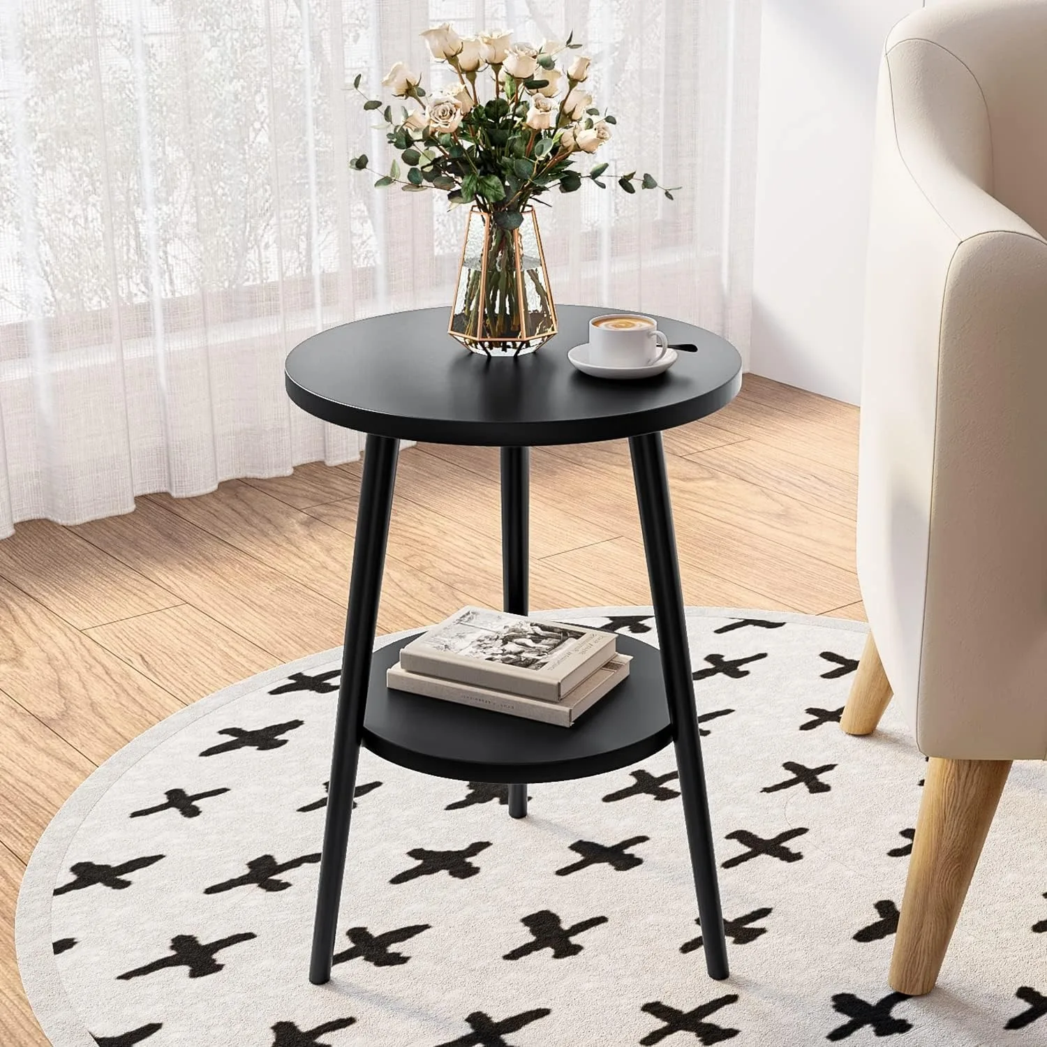 Double Layered Circular Dining - огляд і ціна Desk Setup Modern