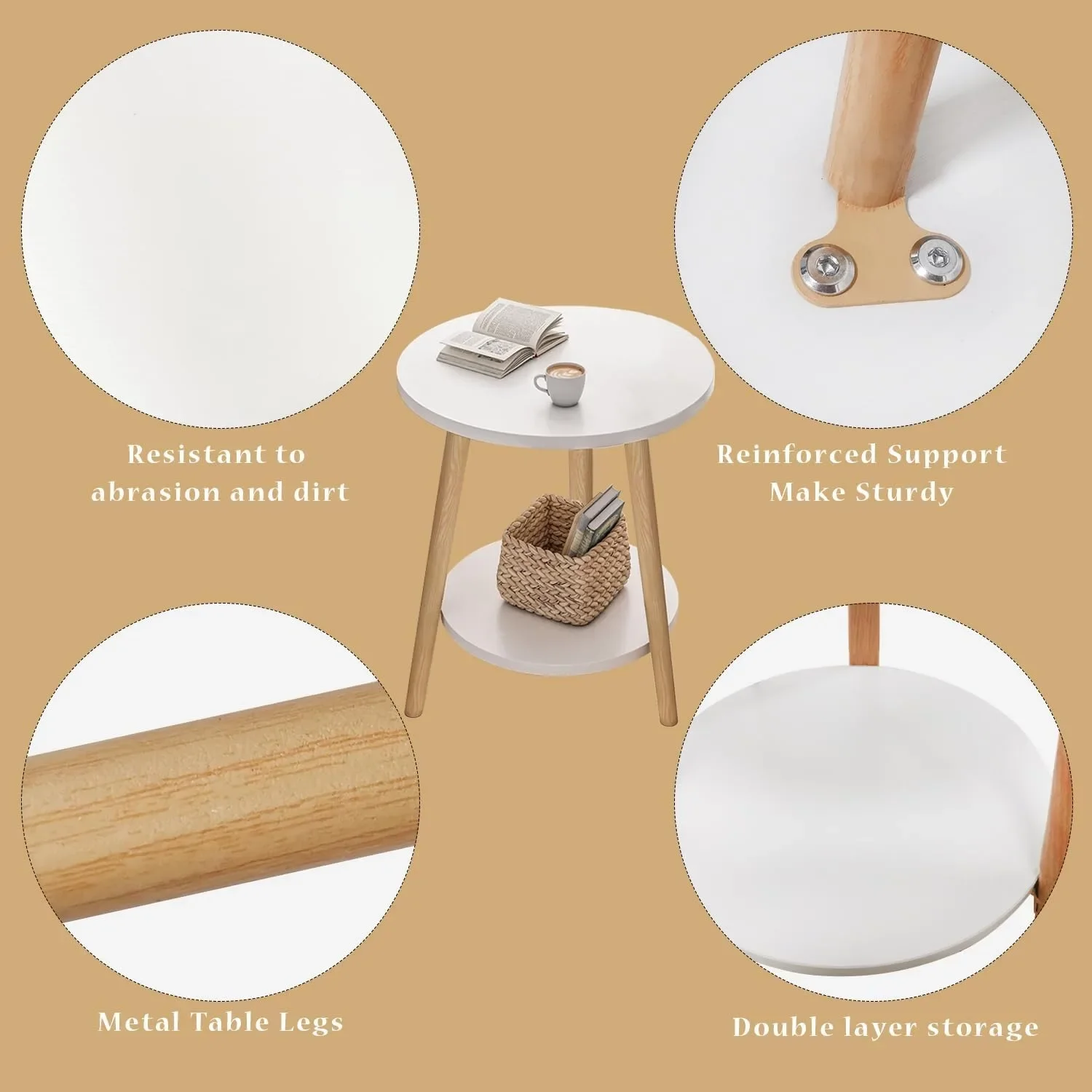 Double Layered Circular Dining - огляд і ціна Desk Setup Modern