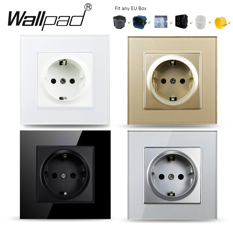 Wallpad 16A EU Socket White /  - огляд і ціна Power Strip Flat