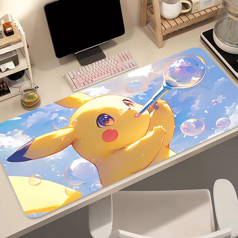 Anime Mouse Pad 90x40cm Pokemo - огляд і ціна Desk Setup Modern