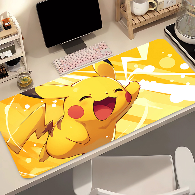 Anime Mouse Pad 90x40cm Pokemo - огляд і ціна Desk Setup Modern