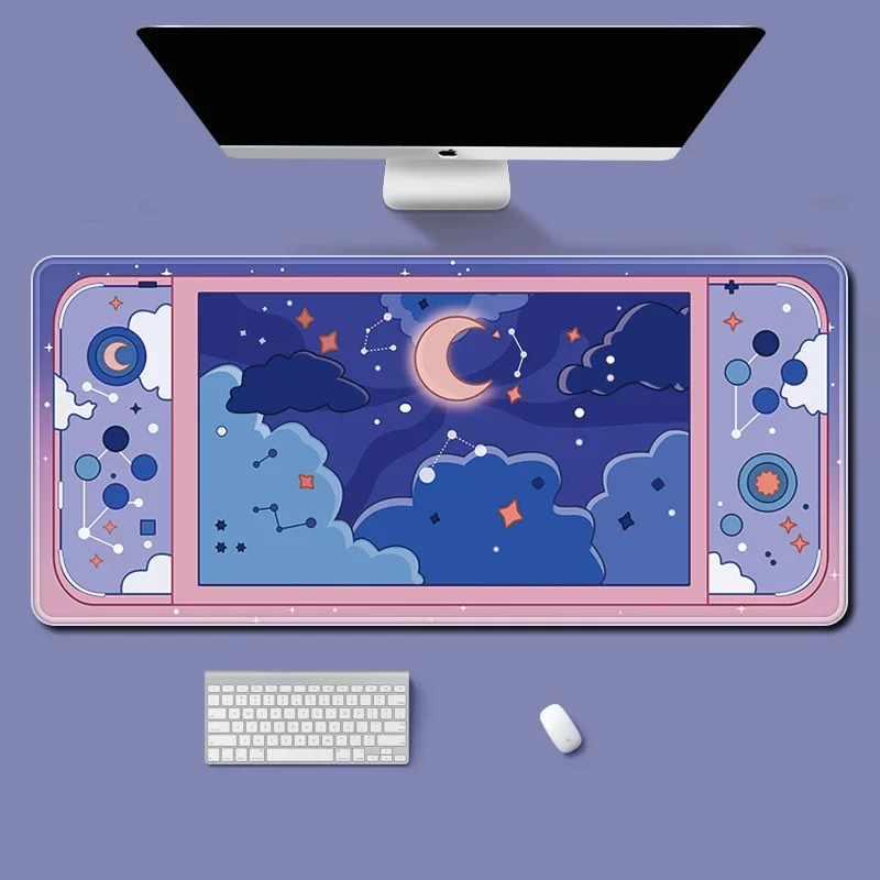 Moon and Stars Large Desk Mat  - огляд і ціна Desk Setup Gadgets
