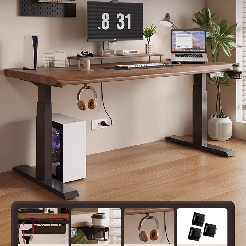 Adjustable Height Desk Office  - огляд і ціна Desk Setup Oak