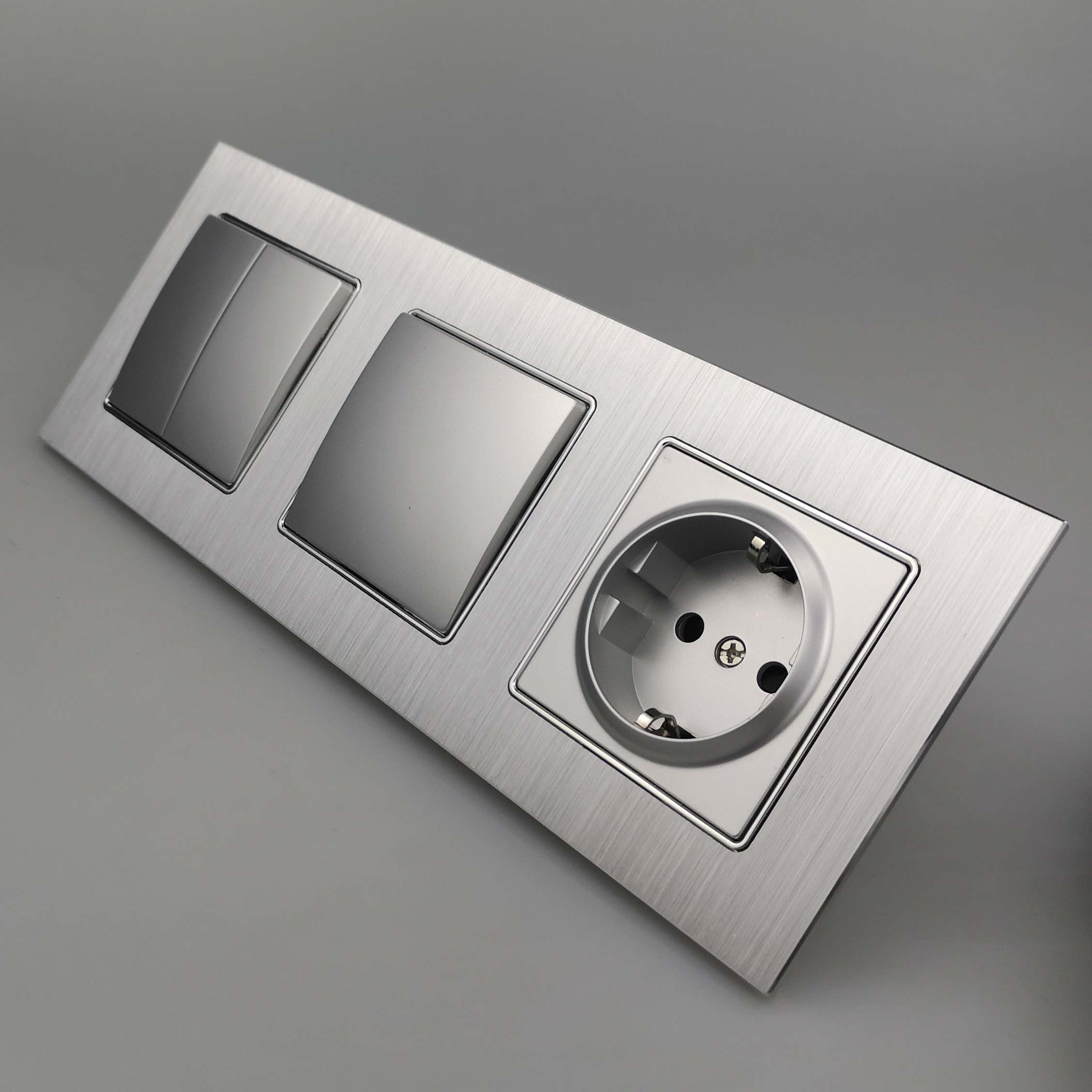 Silver EU Metal Frame Electric - огляд і ціна Power Strip Flat