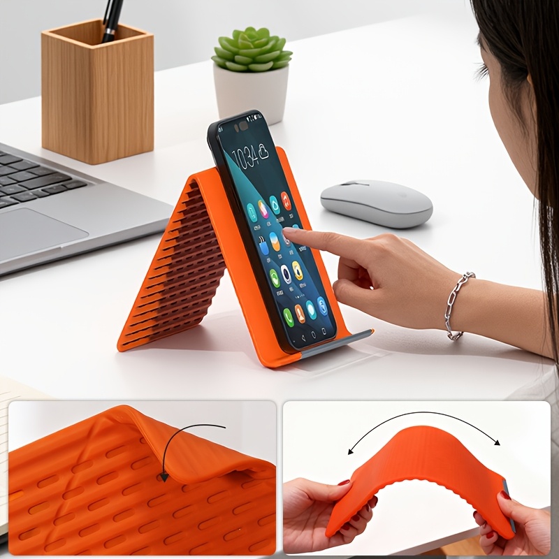 Portable Foldable Silicone Pho - огляд і ціна Desk Setup Stand