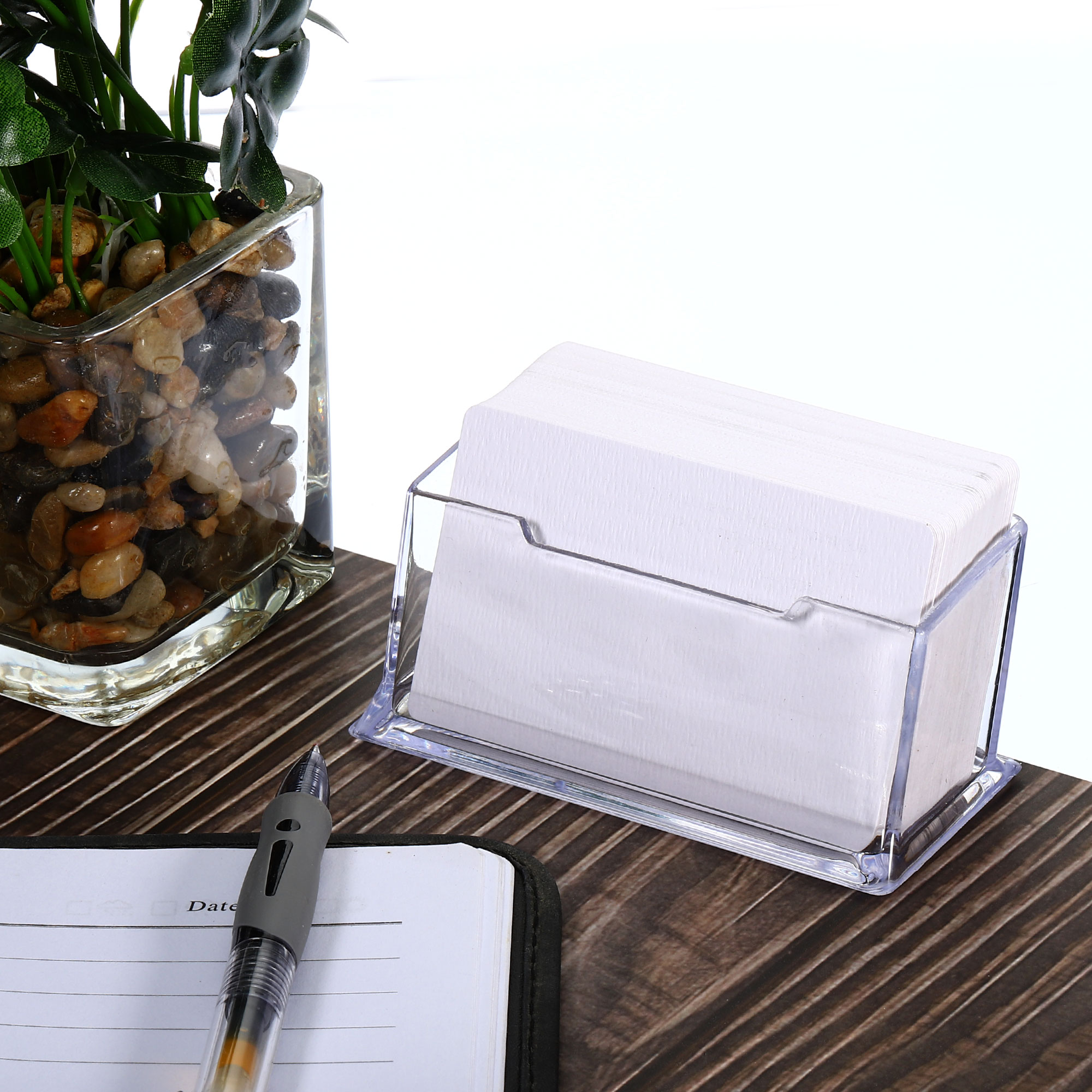 Plastic Business Card Holder 1 - огляд і ціна Desk Setup Table