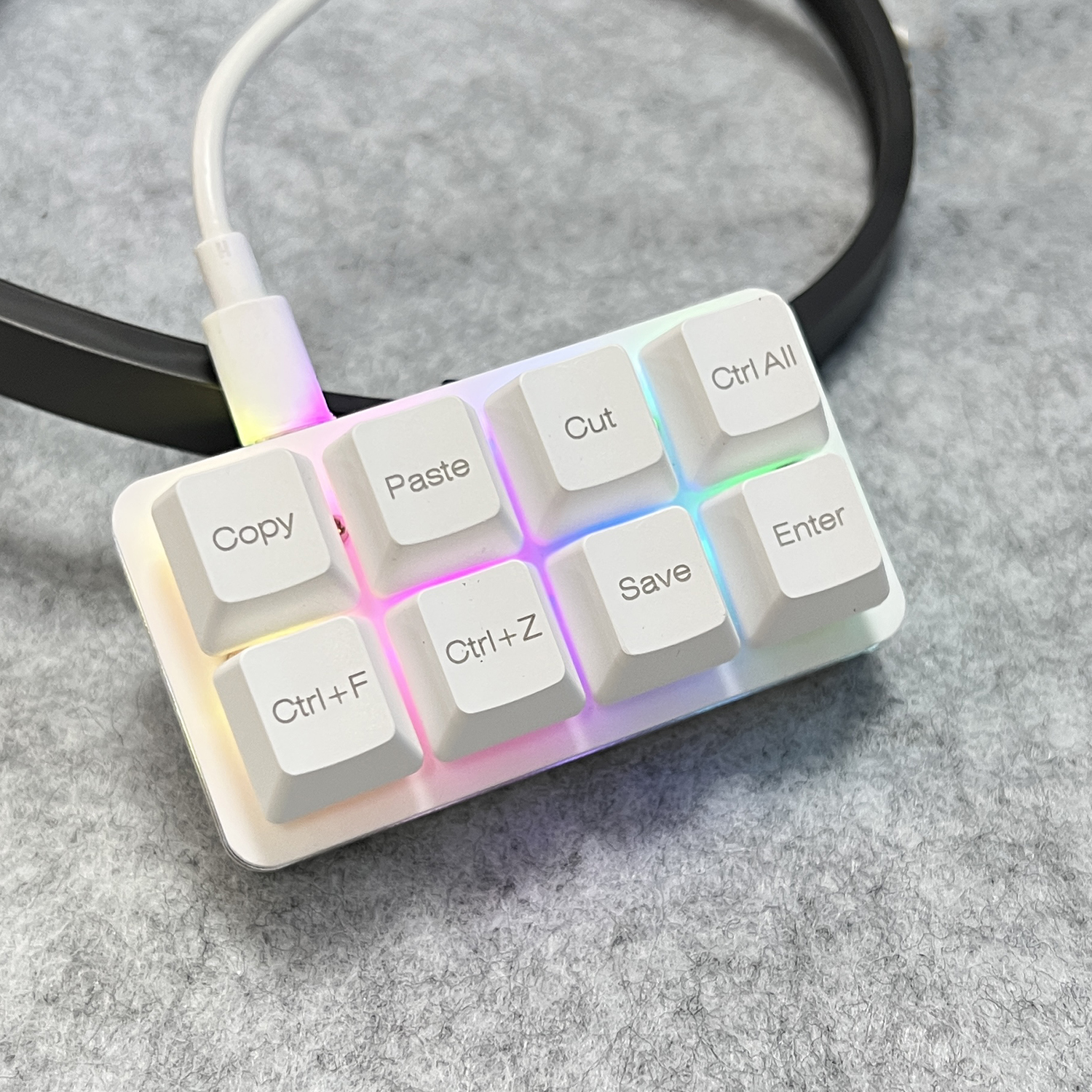 Vial Excel New 8key Keyboard B - огляд і ціна Desk Setup Programmer