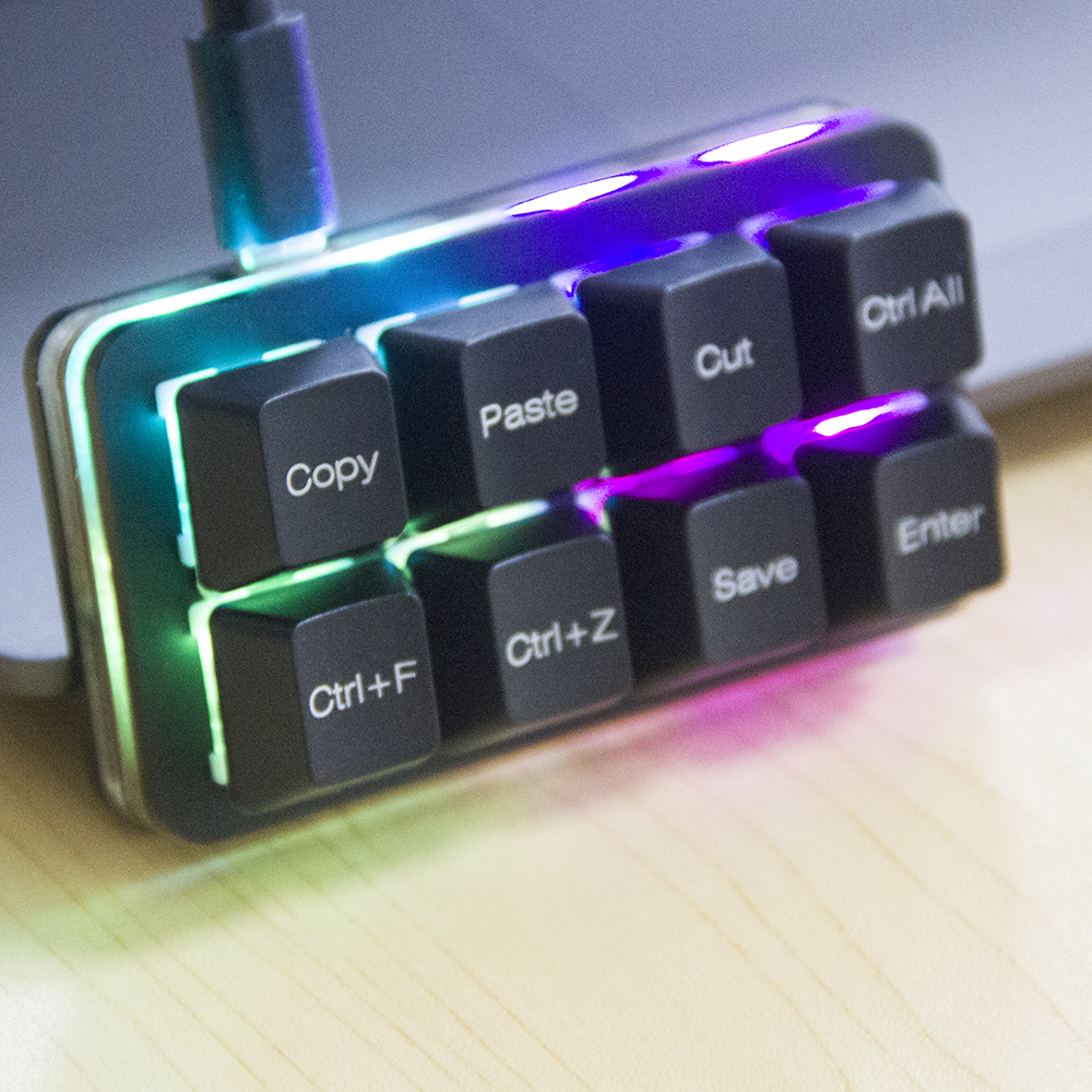 Vial Excel New 8key Keyboard B - огляд і ціна Desk Setup Programmer