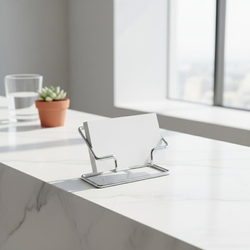 Premium Business Card Display  - огляд і ціна Desk Setup Table