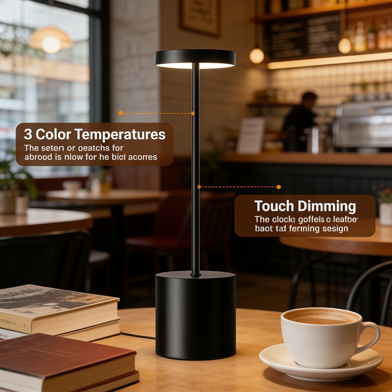 LED rechargeable wrought iron  - огляд і ціна Desk Setup Vintage