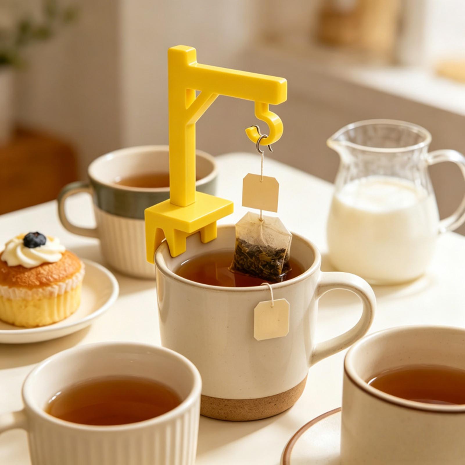 1PC Tea Bag Holder Clip Cute P - огляд і ціна Desk Setup Table