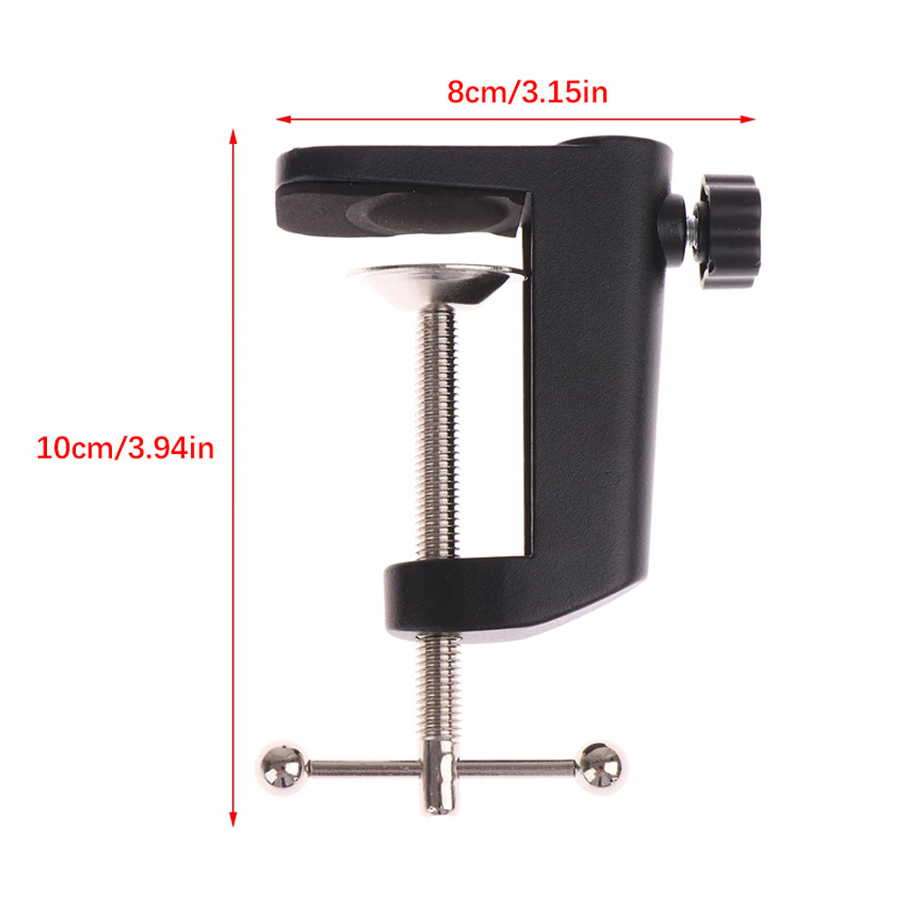 C-Shaped Clip Desk Table Mount - огляд і ціна Desk Setup Table