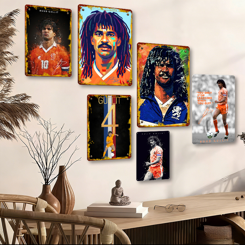 Ruud Gullit Football Player Wa - огляд і ціна Desk Setup Vintage