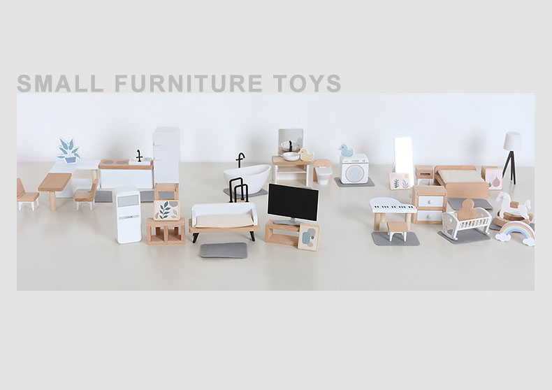 Modern dollhouse furniture kit - огляд і ціна Desk Setup Modern