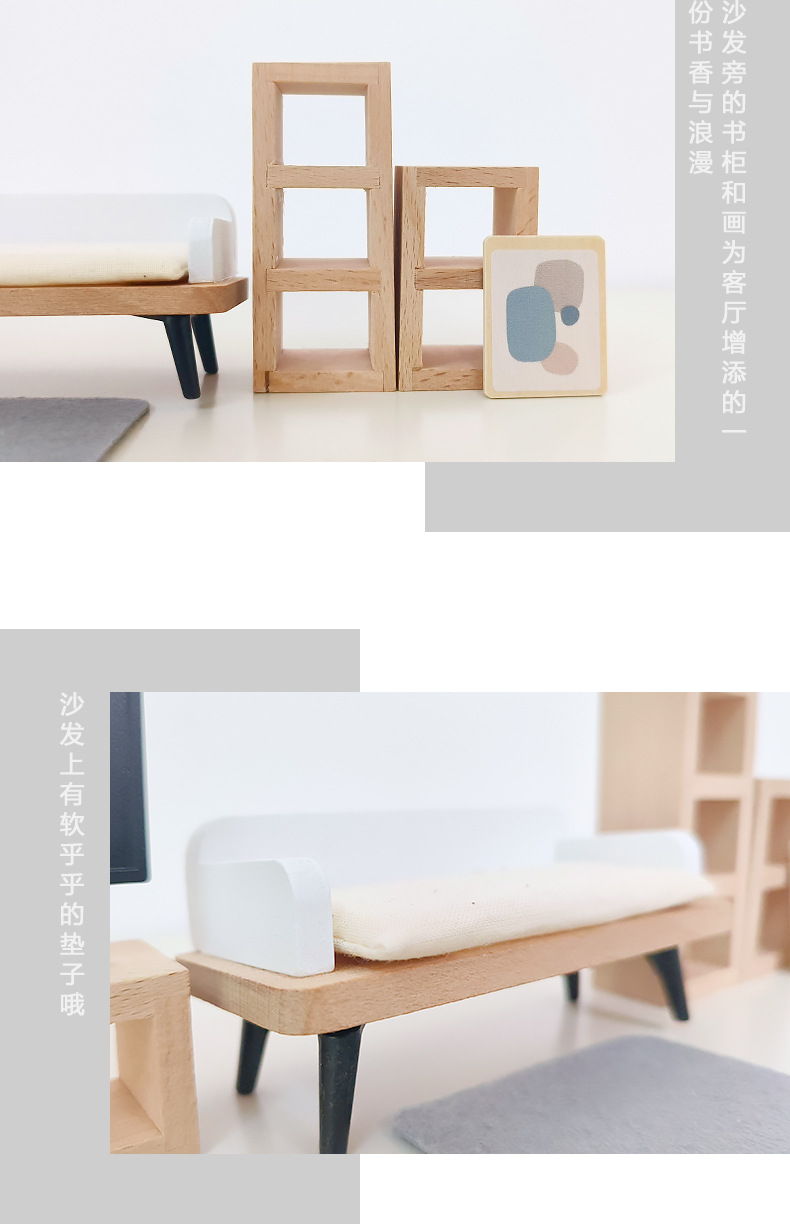Modern dollhouse furniture kit - огляд і ціна Desk Setup Modern