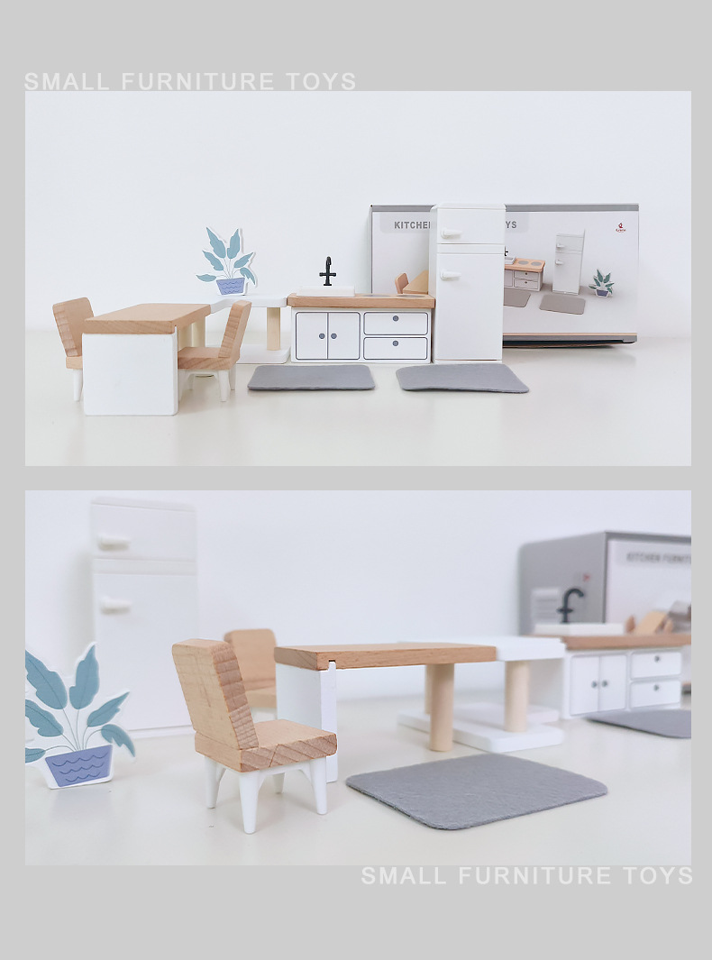 Modern dollhouse furniture kit - огляд і ціна Desk Setup Modern