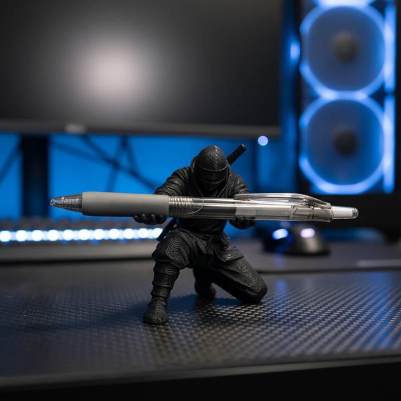Cool Creative Pen Holder Deskt - огляд і ціна Desk Setup Table