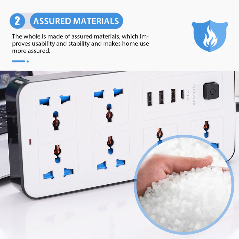 Power Multi Tap Universal Plug - огляд і ціна Power Strip Flat
