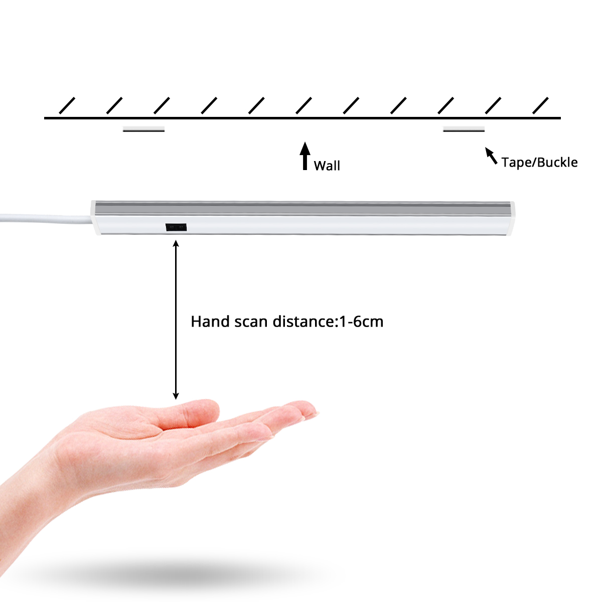 USB Kitchen LED Lights Under C - огляд і ціна Desk Setup Shelves