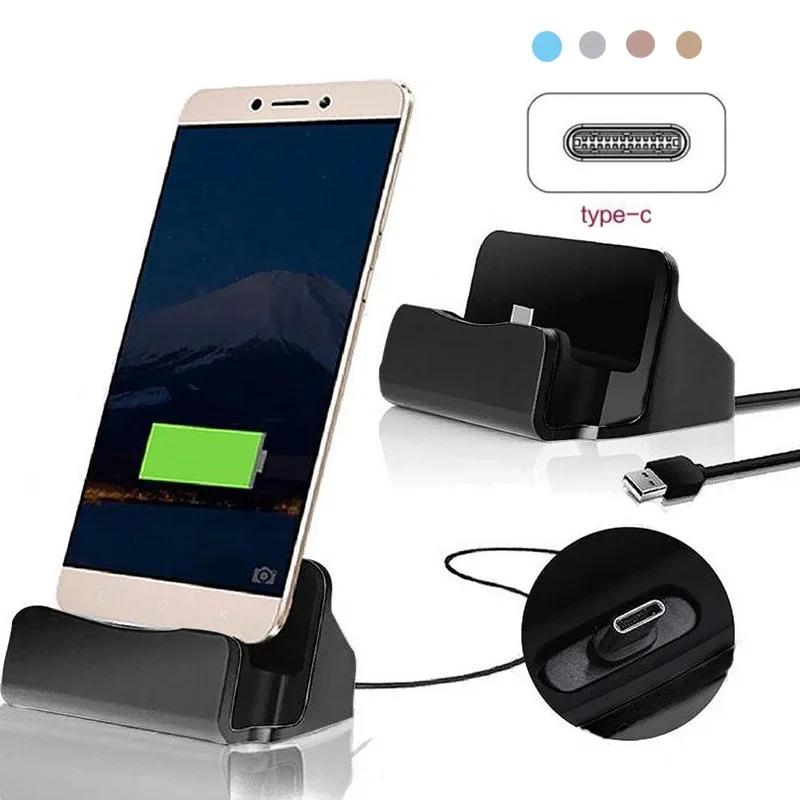 Type C USB Dock Charger Phone  - огляд і ціна Desk Setup Table