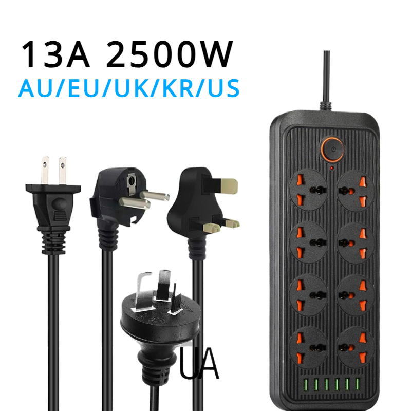 13A Universal Power Strip Sock - огляд і ціна Power Strip Flat