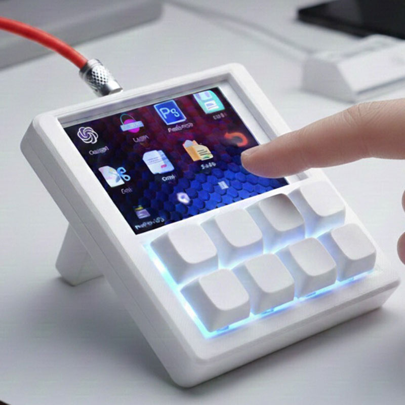 3.5 inch LCD DIY Quick Keyboar - огляд і ціна Desk Setup Programmer