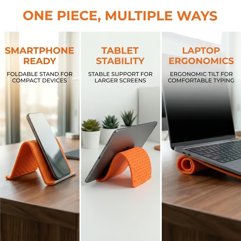 Flexible Folding Phone Holder  - огляд і ціна Desk Setup Stand