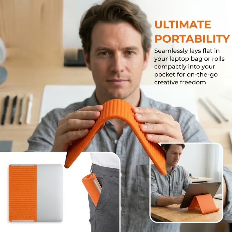 Flexible Folding Phone Holder  - огляд і ціна Desk Setup Stand