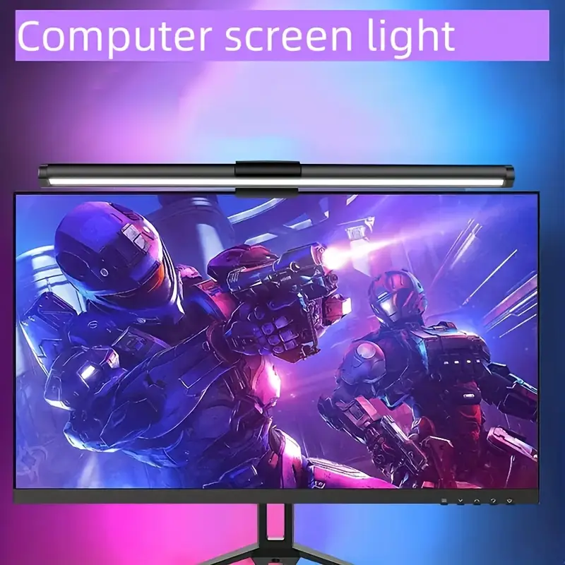 40CM RGB Atmosphere Table Lamp - огляд і ціна Desk Setup Modern