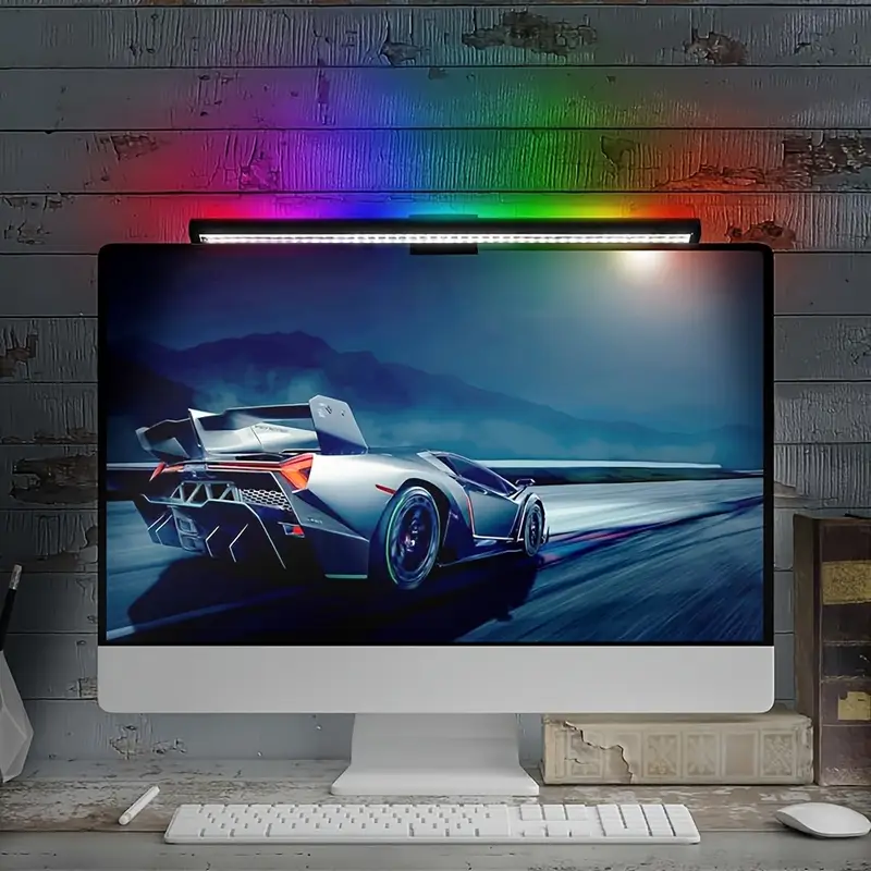 40CM RGB Atmosphere Table Lamp - огляд і ціна Desk Setup Modern