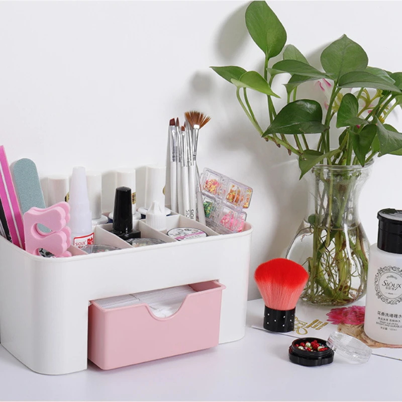 Nail Art Organizer Desktop Dra - огляд і ціна Desk Setup Shelves
