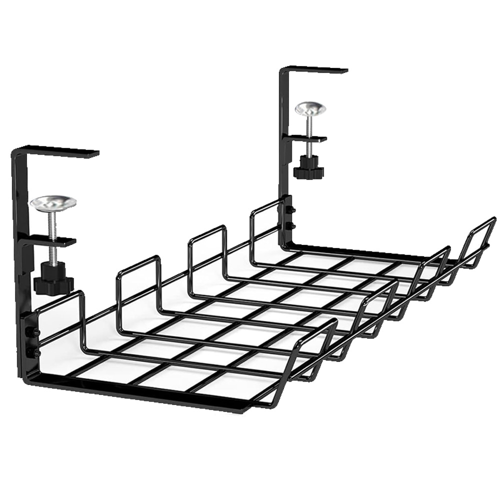 Cable Management Box Under Des - огляд і ціна Desk Setup Shelves