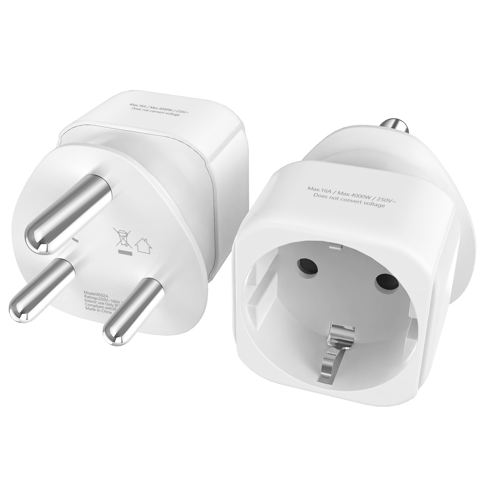 2PCS South Africa Travel Adapt - огляд і ціна Power Strip Flat