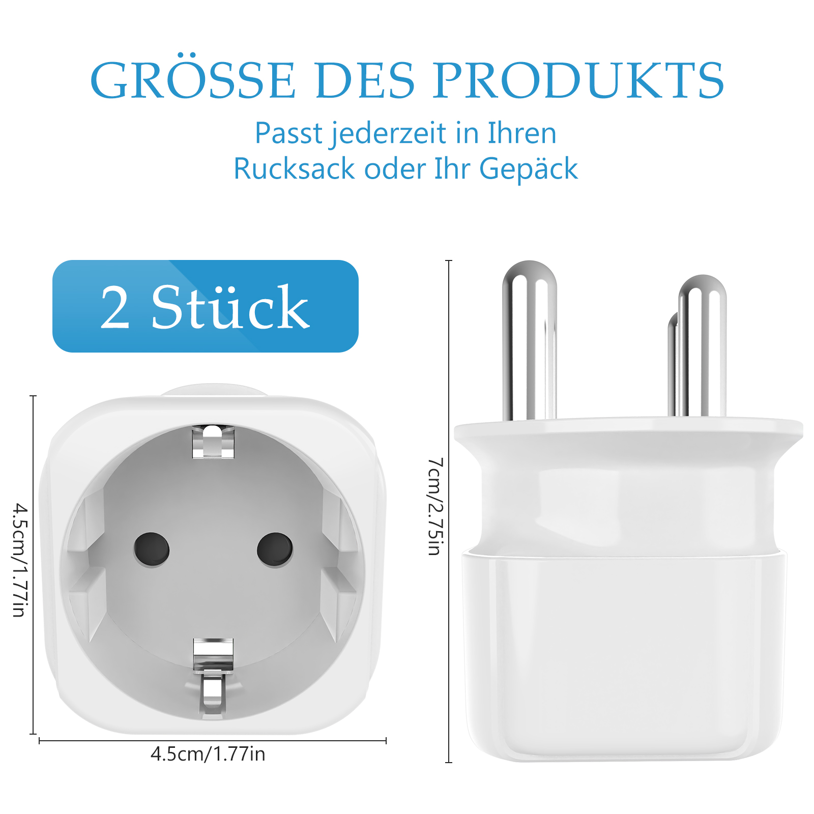 2PCS South Africa Travel Adapt - огляд і ціна Power Strip Flat