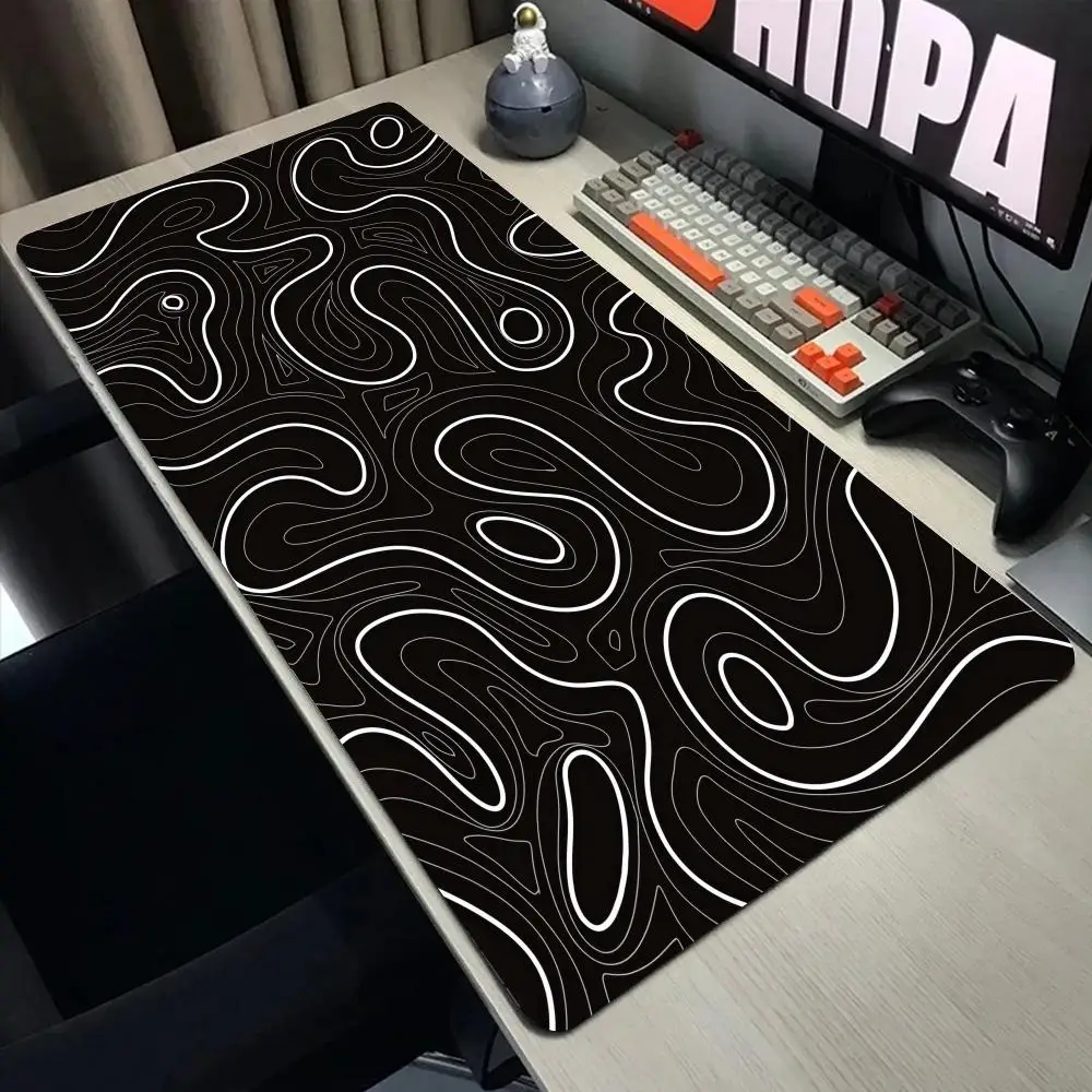 Abstract Fluid Gaming Mouse Pa - огляд і ціна Desk Setup Gadgets