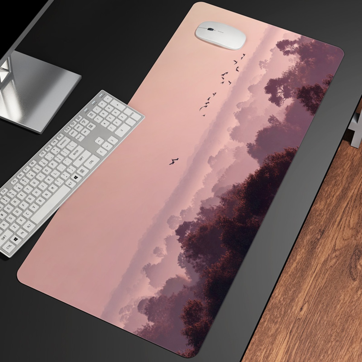 Dreamy Pink & Purple Sky XL mo - огляд і ціна Your Desk Setup